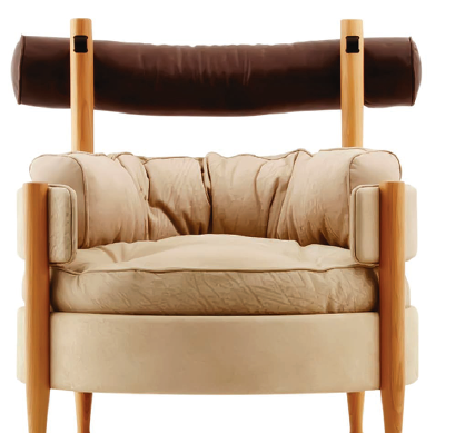 Criada em 1962 pelo designer Sergio Rodrigues, a poltrona Vivi acaba de receber sua primeira reedição. Criada em 1962 pelo designer Sergio Rodrigues, a poltrona Vivi acaba de receber sua primeira reedição.