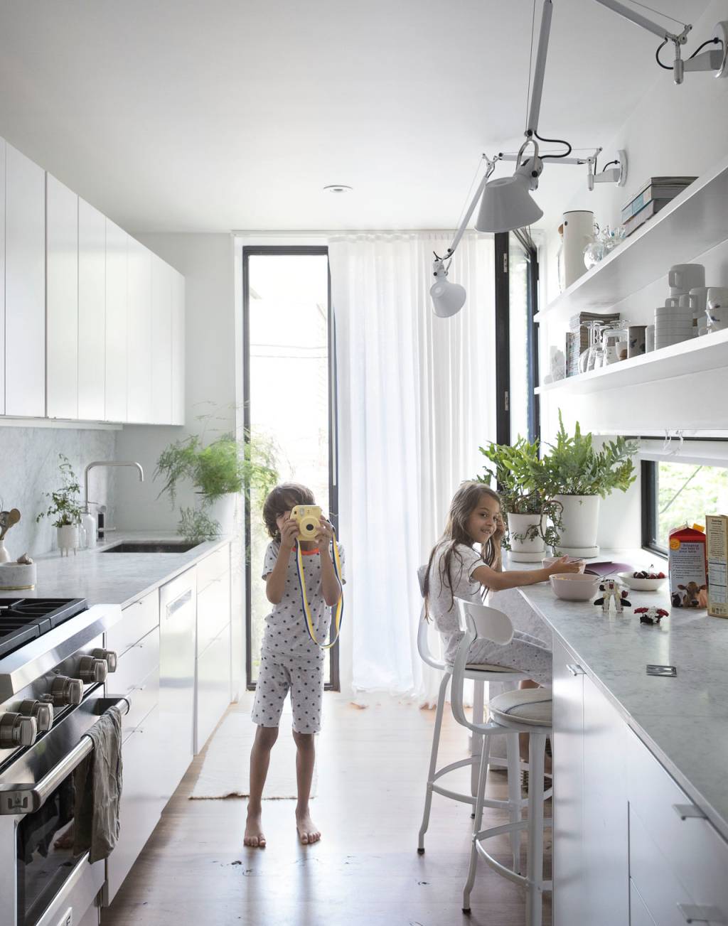 Esta casa de 3,35 metros de largura ganhou dois novos andares