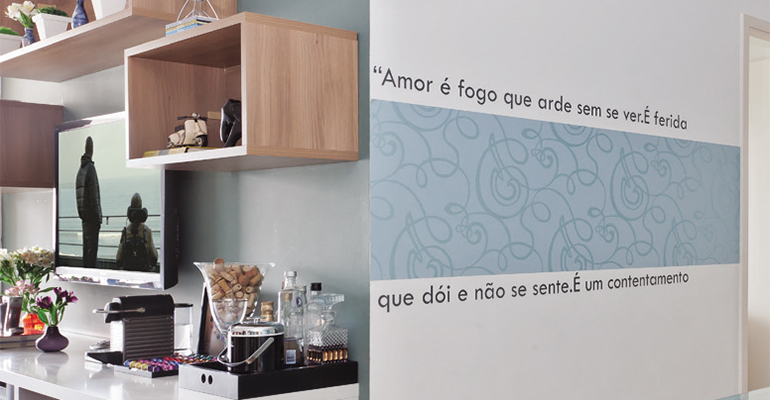 paredes vizinhas em harmonia