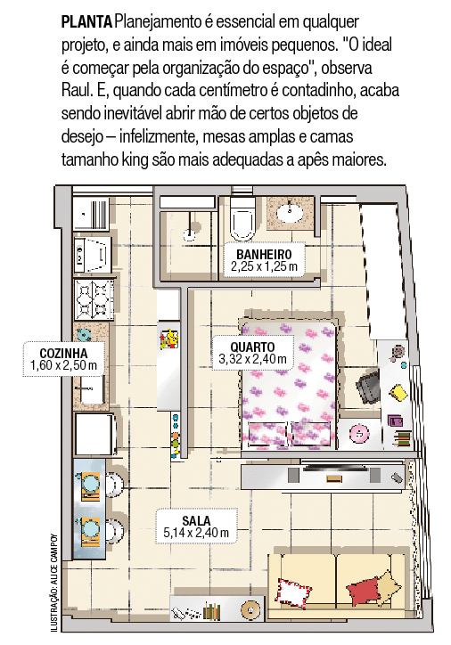 planta 10 dicas para aproveitar o espaço em apartamento pequeno