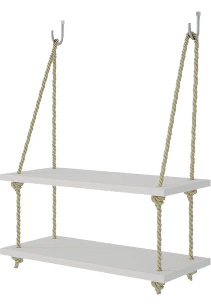 3. Cordas de sisal seguram as duas prateleiras do modelo BPL 24, da Linha Nature, da BRV Móveis. Vem com ganchos para fixação e aguenta até 5 kg. Por R$ 48,95 <a href="https://www.gotoshop.com.br/decoracao/Prateleiras/prateleira-decorativa-bpl-24-linha-nature-brv-moveis-11832136.html?utm_source=sites&utm_medium=materia_minhacasa&utm_campaign=edicaoFEV&utm_content=201802" target="_blank" rel="noopener">abr.ai/prateleira-decor</a>