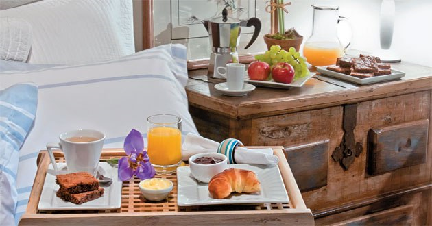 Prepare um café da manhã na cama
