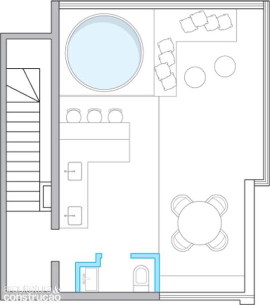 Área total: 90 m²; Projetos elétrico e hidráulico: Duda Senna e Lívia Dalmaso.
