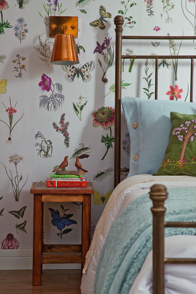 Quarto de casal com clima de campo (3)