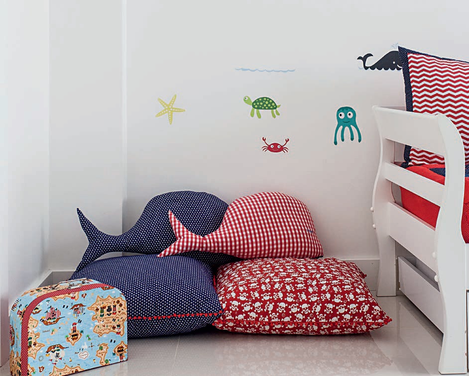 Quarto de criança decorado com tema de pirata (6)