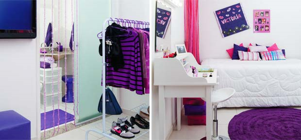 Quarto de pré-adolescente estilo camarim