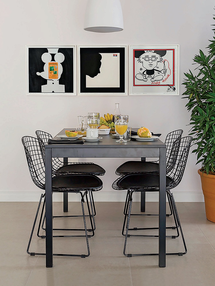 sala de jantar se transforma com acessorios decorativos depois
