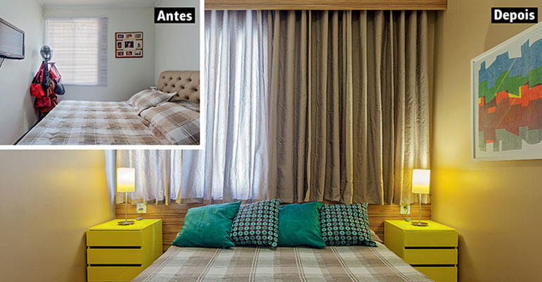 Soluções para ter um quarto espaçoso e aconchegante