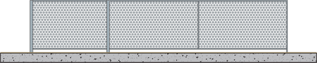 Na parte inferior, há apenas 10 cm entre o piso e o início da proteção. Na parte inferior, há apenas 10 cm entre o piso e o início da proteção.