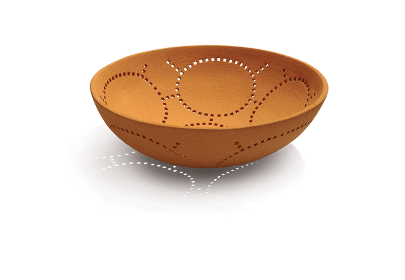 De terracota, custa US$ 1 850 na Adorno.
