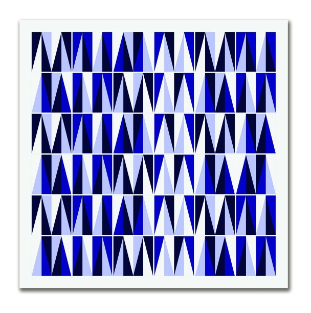 Ar marinho: Parte da coleção Indigo, este painel leva placas cerâmicas (15 x 15 cm) decoradas artesanalmente. Da Vetro Designer, R$ 690 o m².