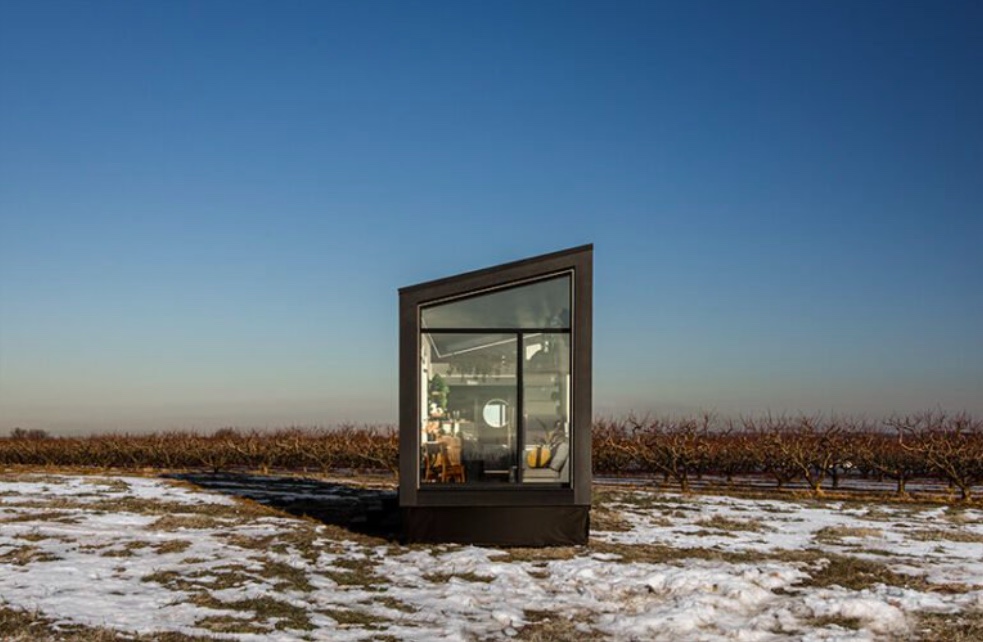 Micro cabana foi pensada para ser um lugar romântico para casais