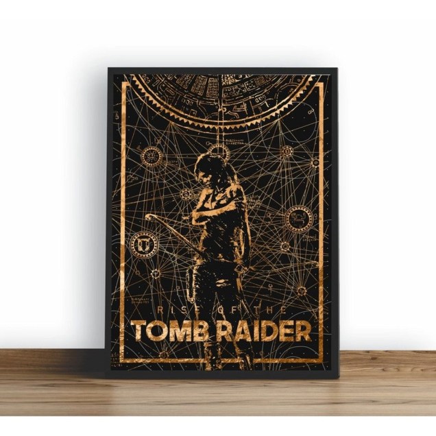 Quadro Tomb Raider, no Submarino