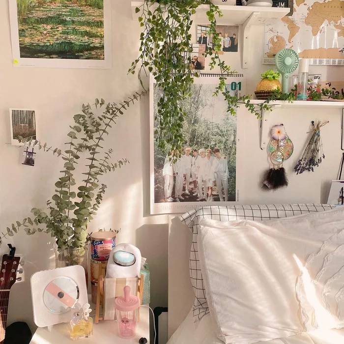 Quarto; luzes decorativas