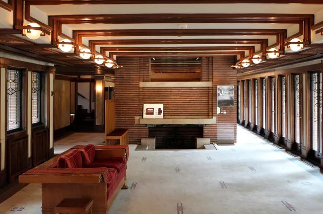 The Robie House Living Room frank lloyd wright thoughtco Vision Art NEWS