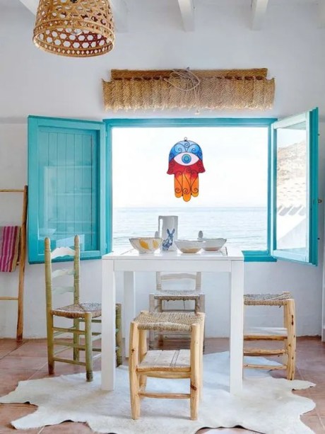 12 inspirações para usar o olho grego no décor
