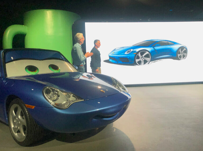 Porsche e Pixar criam versão real de Sally, de Carros, com aquela