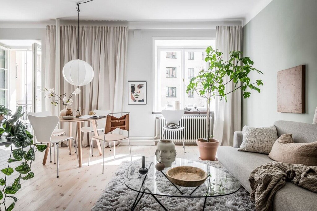 Apartamento no estilo escandinavo