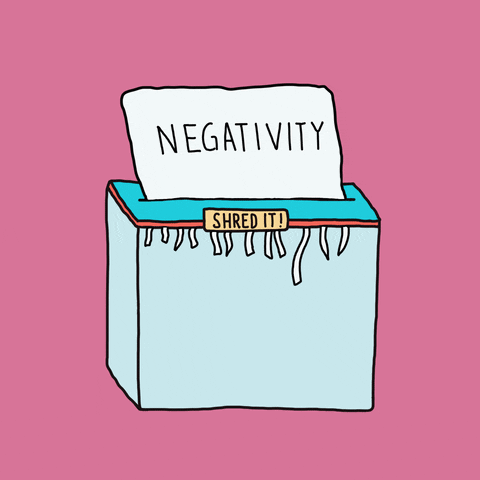 Se livrando da negatividade