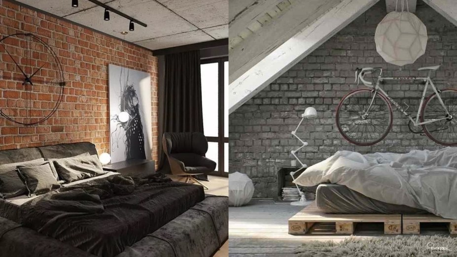 34 inspirações de quartos em estilo industrial