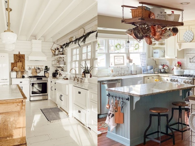 39 ideias de cozinhas em estilo cottage para uma vibe campestre