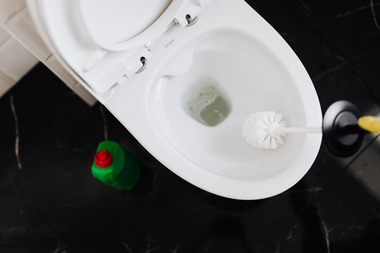 Limpeza do vaso sanitário