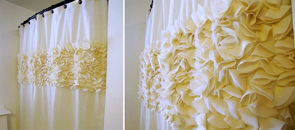4 formas DIY criativas de animar as cortinas de banheiro