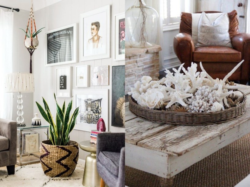 26 ideias para decorar a casa com cestos