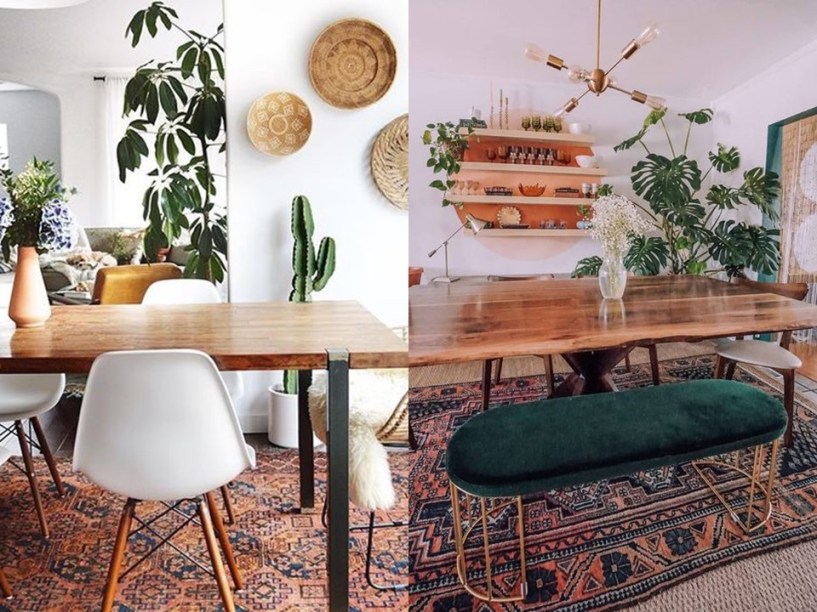 42 salas de jantar em estilo boho para se inspirar