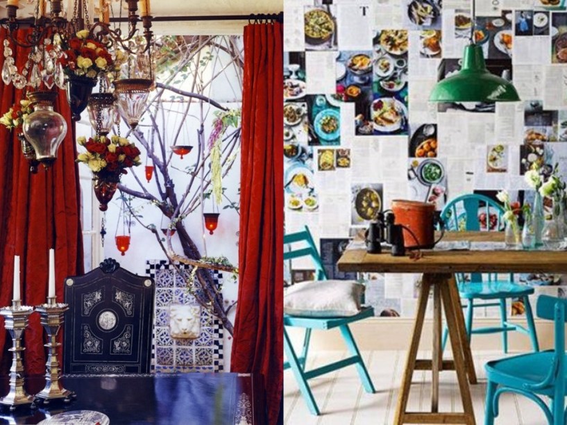 42 salas de jantar em estilo boho para se inspirar