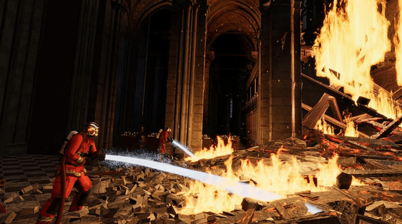 Jogo de videogame revive incêndio da catedral de Notre Dame