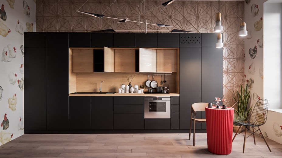 Cozinha de uma parede: conheça o modelo e veja inspirações