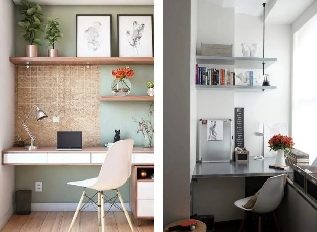 45 home offices em cantinhos inesperados