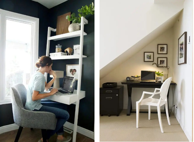 45 home offices em cantinhos inesperados