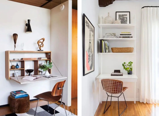 45 home offices em cantinhos inesperados