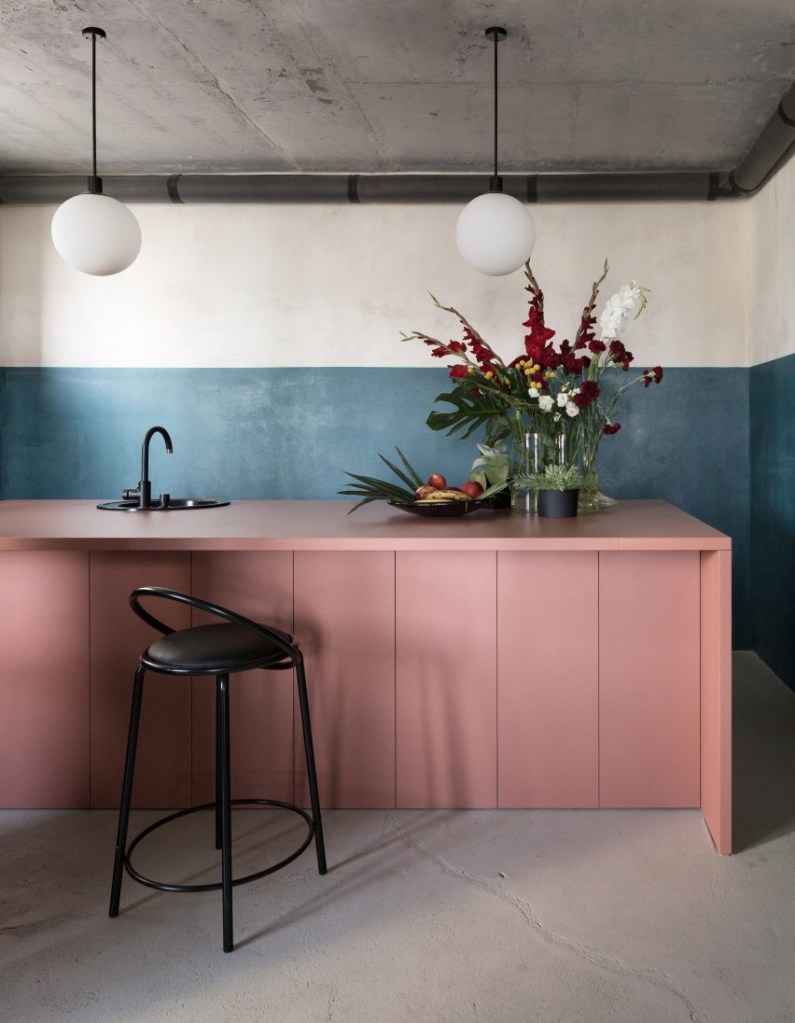 cozinha rosa