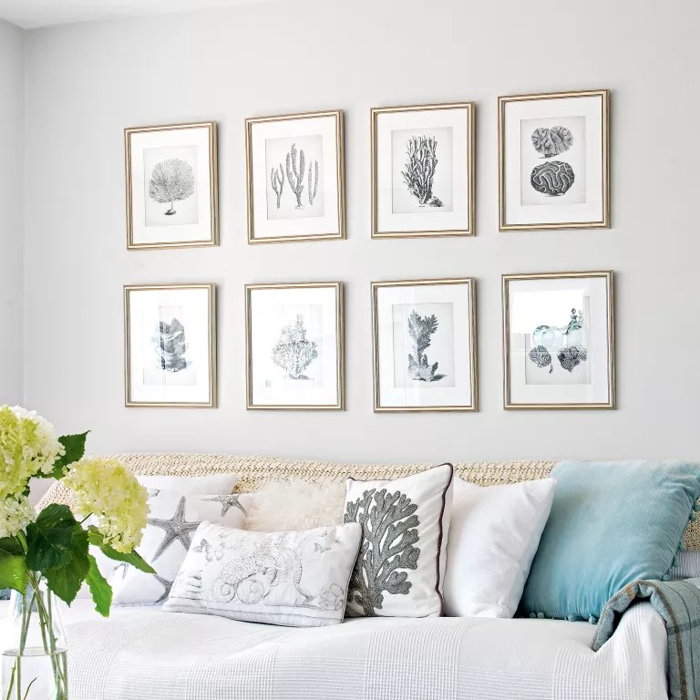 4-10-ideias-para-decorar-a-parede-do-quarto Parede com quadros