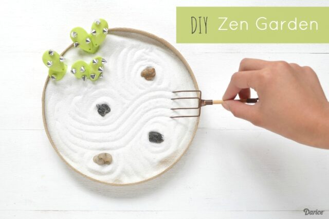 DIY: como fazer um mini jardim zen e inspirações