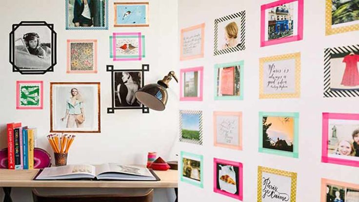 23 Jeitos criativos de decorar com fita adesiva colorida