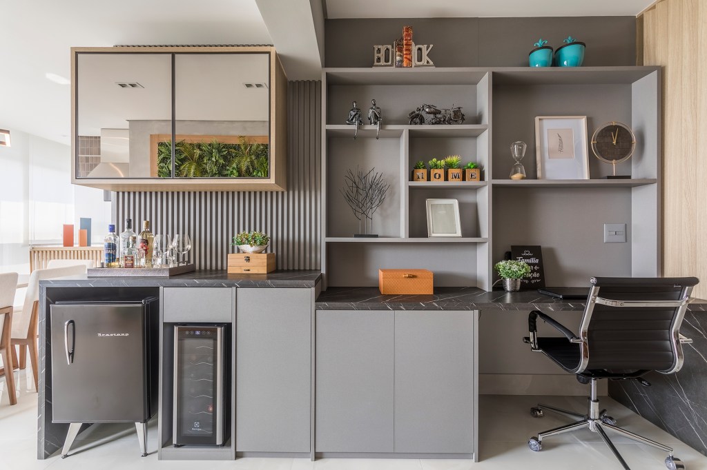 Luma Adamo apartamento pequeno varanda adega home office