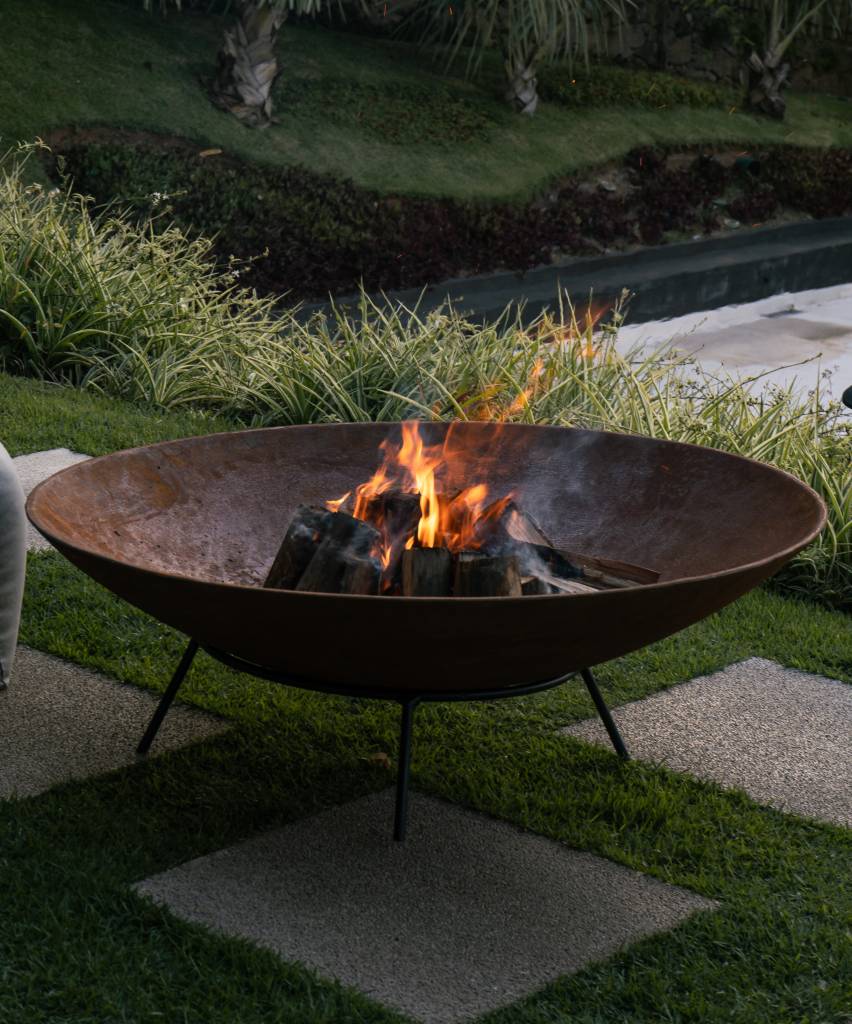 Tacho corten da EcoFlame Garden