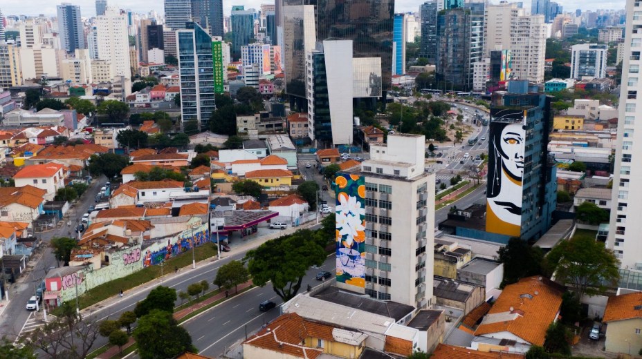 Festival de Arte Urbana cria 2200 m² de grafites nos prédios de São Paulo
