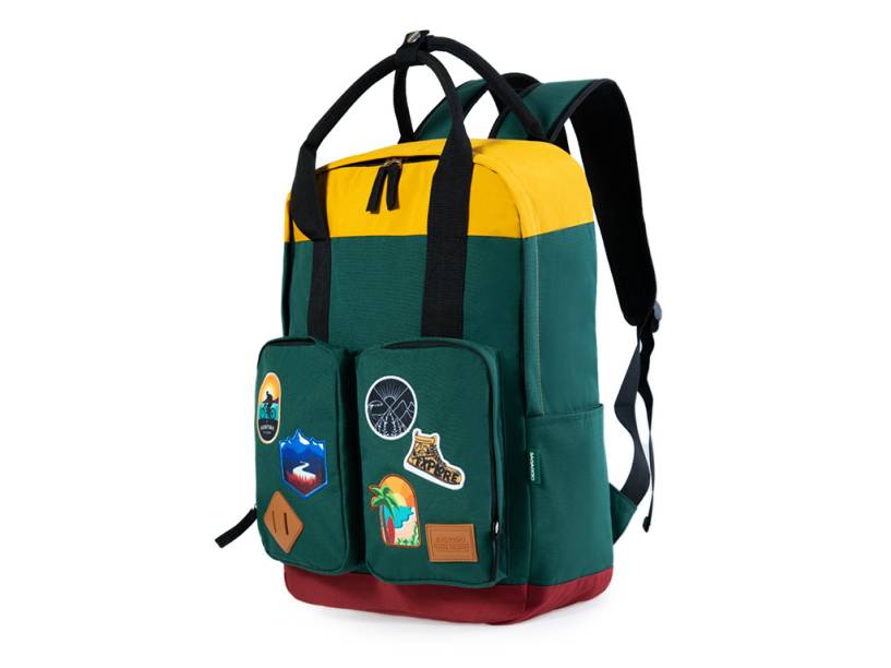 Mochila Oficial BBB 23 Verde BBB 23 Verde, da Bagaggio (R$ 299,90).