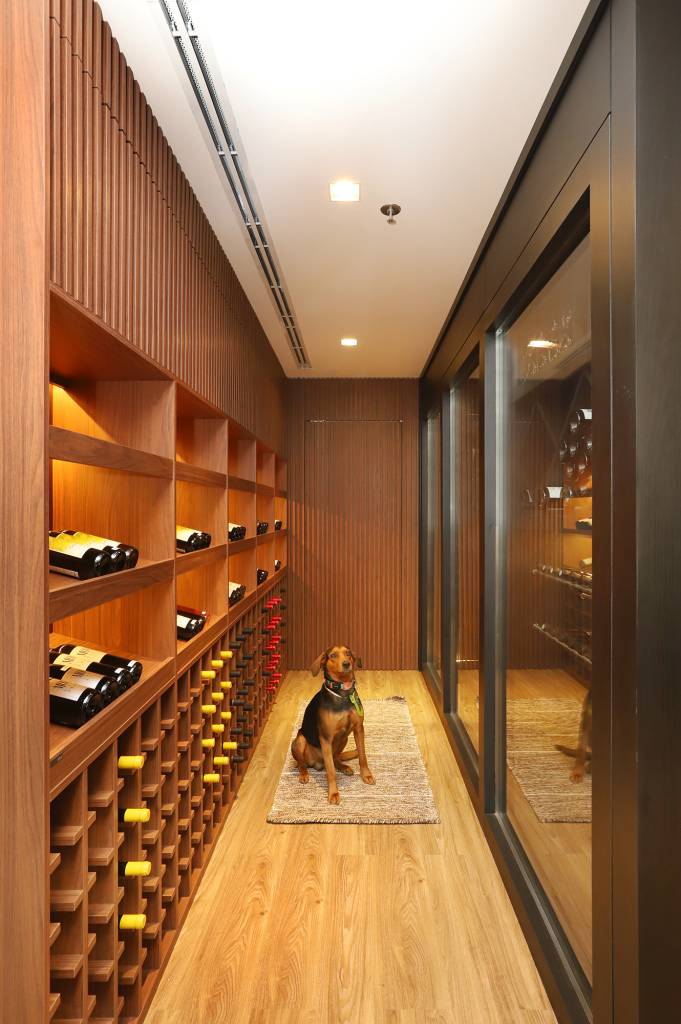 boutique-vinhos-decor-intimista-remete-residencia-tm-arquitetura-credito-mariana-orsi (6) Boutique vinhos décor intimista remete residência Tm Arquitetura Adega vinhos marcenaria ripado