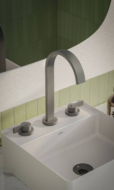 Linha Simple: a forma redonda dos produtos dessa família deixa o visual do ambiente ainda mais charmoso. Com abertura por alavanca e acionamento delicado, feito pelo mecanismo ¼ de volta, é possível abrir e fechar a torneira sem qualquer esforço e escolher facilmente a quantidade necessária de água, evitando o desperdício. Linha Simple: a forma redonda dos produtos dessa família deixa o visual do ambiente ainda mais charmoso. Com abertura por alavanca e acionamento delicado, feito pelo mecanismo ¼ de volta, é possível abrir e fechar a torneira sem qualquer esforço e escolher facilmente a quantidade necessária de água, evitando o desperdício.