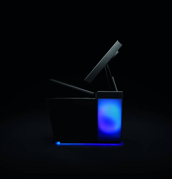 Bacia Numi2.0: a bacia, acionada pela Alexa, possui alto falantes e luzes LED UV para higienização, além de permitir escutar música, controlar os recursos por comando de voz, ter assento aquecido, ducha higiênica automática auto higienizante, controle de pressão e temperatura que proporcionam o máximo de conforto, a Numi foi estrela da CES em Las Vegas em janeiro de 2023. Bacia Numi2.0: a bacia, acionada pela Alexa, possui alto falantes e luzes LED UV para higienização, além de permitir escutar música, controlar os recursos por comando de voz, ter assento aquecido, ducha higiênica automática auto higienizante, controle de pressão e temperatura que proporcionam o máximo de conforto, a Numi foi estrela da CES em Las Vegas em janeiro de 2023.