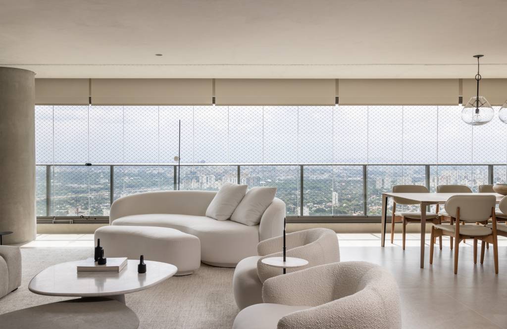 Estilo japandi marca o décor deste apê aconchegante de 275 m²