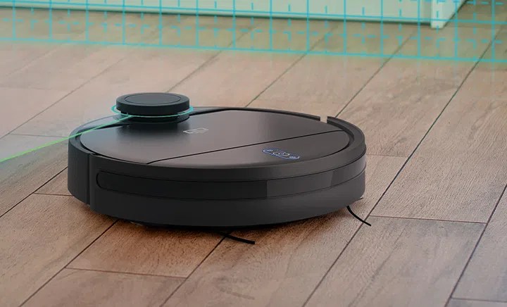Robô Aspirador WiFi Laser da Positivo Casa Inteligente