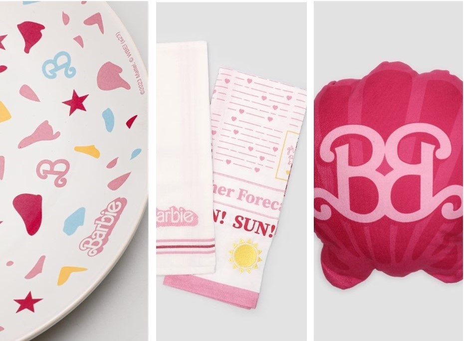 Produtos da Barbie da Casa Riachuelo