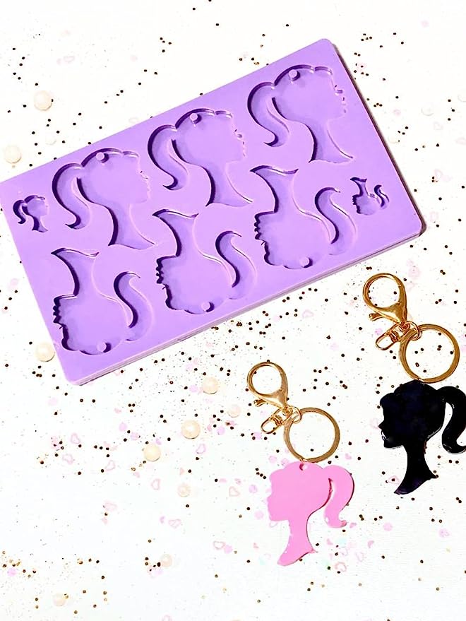 Forma de silicone da barbie